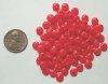 100 2x6mm Opaque Orange / Red Rondelle Beads